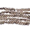 AAA+ Smoky Quartz 6mm-7mm Heart Briolette Beads | 8inch Strand | Natural Brown Smoky Quartz Semi Precious Gemstone Faceted Loose Briolettes