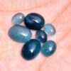Extremely Rare Grandidierite Gemstone 8mm-14mm Oval Cabochon Lot | Natural AAA+ Grandidierite Semi Precious Gemstone Smooth Flat Back Cabs - Image 2