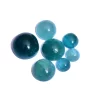 AAA+ Grandidierite Gemstone 6mm-12mm Round Cabochon Lot | Natural Extremely Rare Grandidierite Semi Precious Gemstone Smooth Flat Back Cabs - Image 2