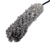 AAA+ Grey Moonstone 6x4mm Teardrop Briolette Beads | 7inch Strand | Natural Moonstone Semi Precious Gemstone Faceted Drops Shaded Strand
