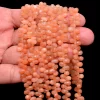AAA+ Peach Moonstone 6x4mm-7x5mm Faceted Teardrop Briolette Beads | Rare Multi Moonstone Semiprecious Gemstone Teardrop Beads | 7inch Strand - Image 4