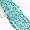Natural AAA+ Turquoise Gemstone 7x5mm-6x8mm Briolette Faceted Beads | Arizona Turquoise Gemstone Pear Loose Beads | 8inch Strand - Image 3