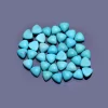 Turquoise Gemstone 4mm Trillion Cabochon | Turquoise Loose Gemstone Trillion | Natural Arizona AAA Turquoise Semi Precious Gemstone Cabochon - Image 3