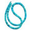 AAA+ Turquoise Gemstone 4mm-6mm Smooth Rondelle Beads | 14inch Strand | Natural Arizona Rare Turquoise Semi Precious Gemstone Loose Beads
