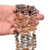AAA+ Golden Shine Moonstone 6x10mm-7x12mm Smooth Pear Briolettes | Multi Moonstone Golden Fire Semi Precious Gemstone Beads | 8inch Strand - Image 4