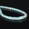 High Fire AAA+ Ethiopian Opal 4mm-6mm Heishi Faceted Beads | 16" Strand | Ethiopian Welo Opal Precious Gemstone Wheel / Disc / Spacer Beads - Image 2