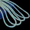 High Fire AAA+ Ethiopian Opal 4mm-6mm Heishi Faceted Beads | 16" Strand | Ethiopian Welo Opal Precious Gemstone Wheel / Disc / Spacer Beads - Image 5