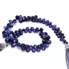 Natural Blue Sapphire Pear Faceted Briolettes | 10inch Strand | AAA+ Multi Blue Sapphire Gemstone Faceted Briolette Loose Beads for Jewelry - Image 4