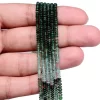 AAA+ Emerald 3mm Gemstone Smooth Rondelle Beads | 16" Strand | Natural Multi Emerald Precious Gemstone Beads Strand for Jewelry Making - Image 5