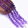AAA+ Amethyst Smooth Teardrop Beads | Gemstone 6x9mm-7x10mm Drops 7inch Strand | Amethyst Semi Precious Gemstone Loose Beads for Jewelry - Image 2