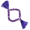 AAA African Amethyst Pear Briolettes | 7x5mm Faceted Almond Briolette 5" Strand | Natural Amethyst Semi Precious Gemstone Beads for Jewelry