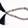 AAA Labradorite Faceted 3D Cube | 5mm to 8mm Graduating Beads 8inch Strand 97 Carats | Natural Labradorite Semi Precious Gemstone Fire Beads - Image 2