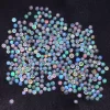 AAA+ Ethiopian Opal Loose Gemstone 3mm Round Cabochon | Natural Ethiopian Welo Opal Multi Fire Semi Precious Gemstone Flat Back Cabochon Lot