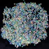 AAA+ Ethiopian Opal Loose Gemstone 3mm Round Cabochon | Natural Ethiopian Welo Opal Multi Fire Semi Precious Gemstone Flat Back Cabochon Lot - Image 2