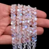 AAA+ Rainbow Moonstone Gemstone 7mm-8mm Heart Briolette Faceted Beads | 8" Strand | Blue Fire Moonstone Semi Precious Gemstone Briolettes - Image 3
