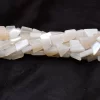 White Moonstone 10mm-14mm Smooth Flat Nugget Beads | AAA+ Moonstone Tumbled Beads | Natural Semi Precious Gemstone Beads for | 13inch Strand - Image 2