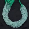 AAA+ Green Fluorite Gemstone 3mm Faceted Rondelle Beads | 13" Strand | Natural Fluorite Semiprecious Gemstone Loose Beads for Jewelry Making - Image 2