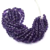 AAA+ Amethyst Gemstone Heart Briolette Faceted Beads | 16" Strand | Natural Rare Amethyst Semi Precious Gemstone 7mm-9mm Loose Fancy Beads - Image 3