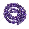 AAA+ Amethyst Gemstone Pear Briolette Faceted Beads | 16" Strand | Natural Amethyst Semi Precious Gemstone 5x7mm-7x11mm Loose Fancy Beads - Image 2