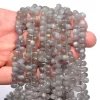 AAA+ Grey Moonstone 6x8mm Teardrop Briolette Beads | 7inch Strand | Natural Moonstone Semi Precious Gemstone Faceted Drops Shaded Strand - Image 3