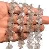 AAA+ Grey Moonstone Gemstone Faceted Nugget Beads | Natural Moonstone Semi Precious Gemstone Step Cut Fancy Tumbled Beads | 8inch Strand - Image 3