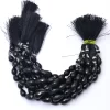 AAA+ Black Onyx Gemstone 12mm-16mm Teardrop Faceted Briolettes | Natural Black Onyx Straight Drill Semi Precious Gemstone Drops | 6" Strand - Image 2