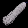 Raw Herkimer Diamond Quartz Clear 5mm-6mm Uncut Nuggets | 8inch Strand | Diamond Quartz Crystal Clear Gemstone Side Drill Beads for Jewelry - Image 2