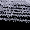 Raw Herkimer Diamond Quartz Clear 5mm-6mm Uncut Nuggets | 8inch Strand | Diamond Quartz Crystal Clear Gemstone Side Drill Beads for Jewelry - Image 4