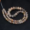 AAA+ Gold Rutilated Quartz 6mm-11mm Rondelle Faceted Beads | 8inch Strand | Golden Rutile Gemstone Loose Faceted Beads for Jewelry Making - Image 5