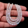AAA+ Blue Fire Moonstone Gemstone 4mm-5.50mm Rondelle Faceted Beads | 13inch Strand | Natural White Rainbow Moonstone Gemstone Loose Beads - Image 2