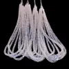 AAA+ Blue Fire Moonstone Gemstone 4mm-5.50mm Rondelle Faceted Beads | 13inch Strand | Natural White Rainbow Moonstone Gemstone Loose Beads - Image 5