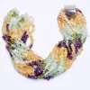 Natural Multi Gemstone Mix Uncut Chips 5mm Beads Necklace | 34inch Strand | Jewelry Making Supplies | Mixed Semi Precious Gemstones Nuggets