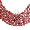 AAA Red Onyx Faceted 12mm-15mm Nuggets Beads | Red Onyx Step Cut Tumbled | Natural Semi Precious Rare Gemstone Nuggets for Jewelry Making - Image 2