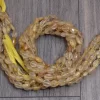 Gold Rutilated Quartz 6x4mm Oval Faceted Beads | Golden Rutile Handcut Beads | 13inch Strand | Natural Semi Precious Gemstone Oval Beads