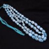 AAA Larimar Gemstone Smooth Nuggets | Natural Larimar Semi Precious Gemstone 10mm-15mm Oval Tumbled Beads | Larimar Beads for Jewelry Making