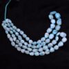 AAA Larimar Gemstone Smooth Nuggets | Natural Larimar Semi Precious Gemstone 10mm-15mm Oval Tumbled Beads | Larimar Beads for Jewelry Making - Image 2