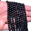 AAA Black Spinel Gemstone Round Faceted Beads | 8inch Strand | Natural Black Spinel Semi Precious Gemstone 6mm-7mm Beads for Jewelry - Image 2