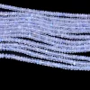 White Rainbow Moonstone Gemstone 3mm-4mm Rondelle Faceted Beads | 13inch Strand | Blue Fire Rainbow Moonstone Semi Precious Gemstone Beads - Image 2