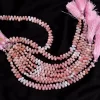 AAA+ Multi Pink Opal Gemstone 5x7mm Teardrop Briolette Beads | 8" Strand | Natural Pink Opal Semi Precious Gemstone Faceted Teardrop Beads - Image 2