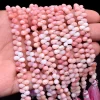 AAA+ Multi Pink Opal Gemstone 5x7mm Teardrop Briolette Beads | 8" Strand | Natural Pink Opal Semi Precious Gemstone Faceted Teardrop Beads - Image 3