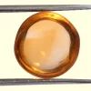 Natural Citrine Gemstone 10mm Round Cabochon | AAA+ Citrine Semi Precious Gemstone Flat Back Smooth Cabs | Citrine Loose Gemstone Cabochon - Image 3