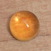 Natural Citrine Gemstone 10mm Round Cabochon | AAA+ Citrine Semi Precious Gemstone Flat Back Smooth Cabs | Citrine Loose Gemstone Cabochon