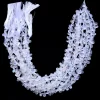 White Rainbow Moonstone Pear Briolettes | Gemstone 6x4mm Faceted Beads 10" Strand | Natural Blue Fire Semi Precious Gemstone Briolette Beads - Image 2