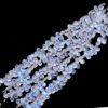 AAA+ White Rainbow Moonstone 6x9mm Pear Briolette Beads | 8inch Strand | Natural Blue Fire Moonstone Semiprecious Gemstone Briolettes - Image 4