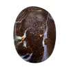 AAA+ Boulder Opal 12x16mm Oval Gemstone Loose Smooth Cabochon | Natural Australian Fire Boulder Opal Precious Gemstone Flat Back Cabochon