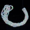 Natural AAA+ Ethiopian Welo Opal Fire Gemstone 3mm-6mm Round Smooth Beads | 18inch Strand | Ethiopian Opal Precious Gemstone Welo Opal Beads - Image 2