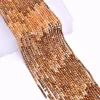 AAA+ Camel Jasper Micro Faceted Rondelle Beads | 2mm-2.5mm Beads 13" Strand | Natural Multi Yellow Jasper Semi Precious Gemstone Loose Beads - Image 2