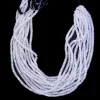 White Rainbow Moonstone Gemstone 3mm-4mm Rondelle Faceted Beads | 13inch Strand | Blue Fire Rainbow Moonstone Semi Precious Gemstone Beads