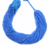AAA+ Blue Chalcedony Gemstone 2mm-3mm Faceted Rondelle Beads | 13inch Strand | Chalcedony Semi Precious Gemstone Rondelle for Jewelry Making - Image 3