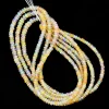 Natural Ethiopian Welo Opal Fire Rondelle Beads | 3mm-4.5mm Beads 8inch Strand | AAA Ethiopian Opal Semi Precious Gemstone | Welo Opal Beads
